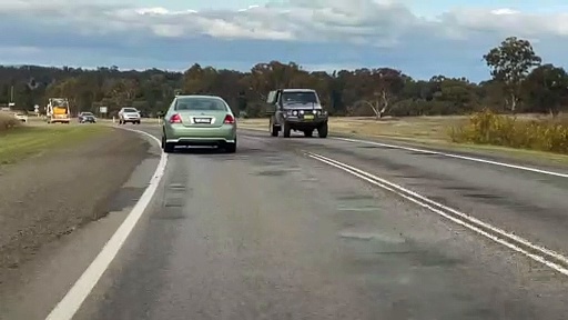 Dailymotion Old Narrandera Road potholes, Wagga